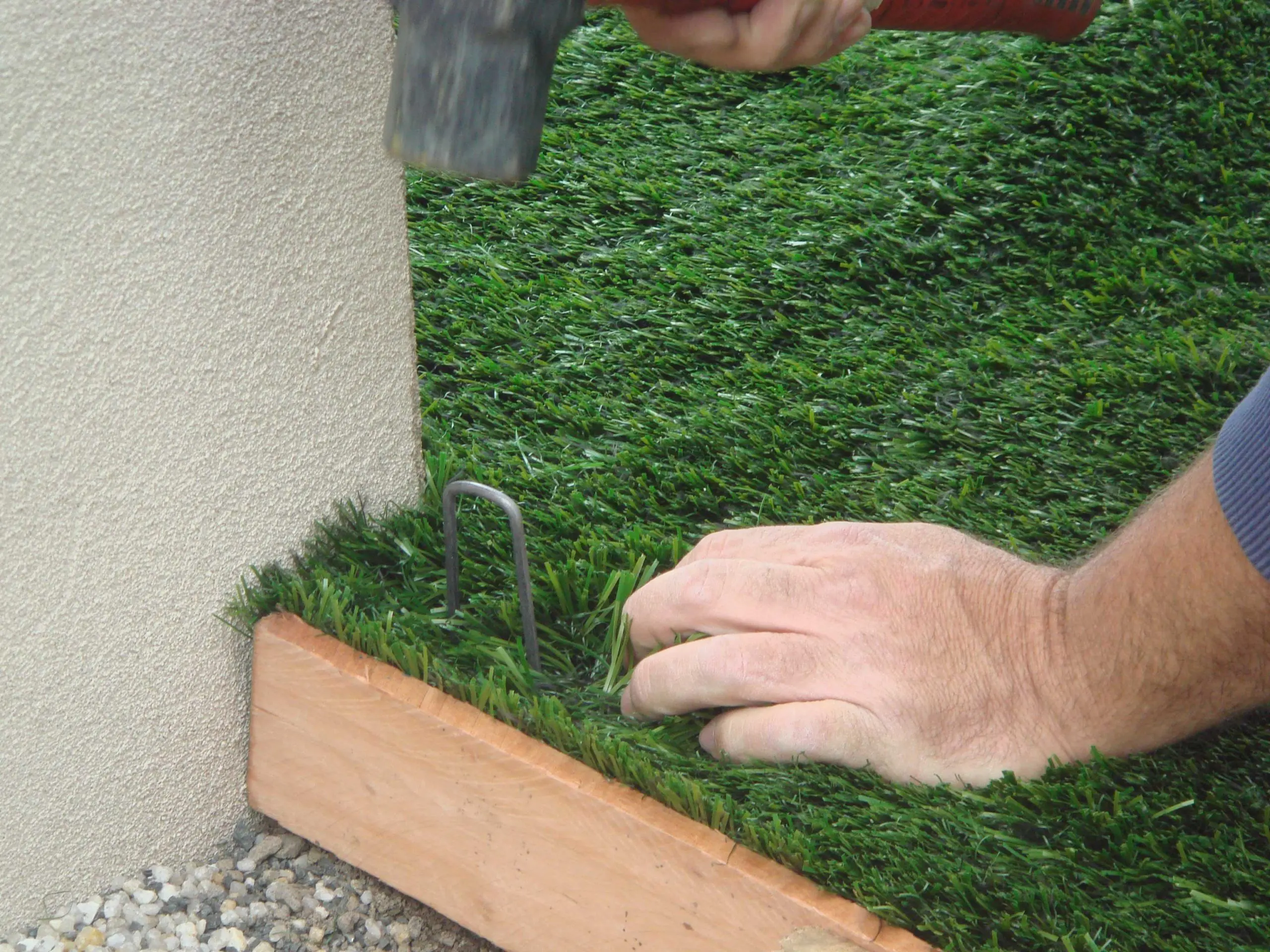Artificial Turf Drainage System Installation in Friendswood, TX
